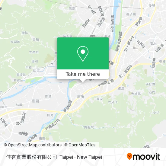 佳杏實業股份有限公司地圖