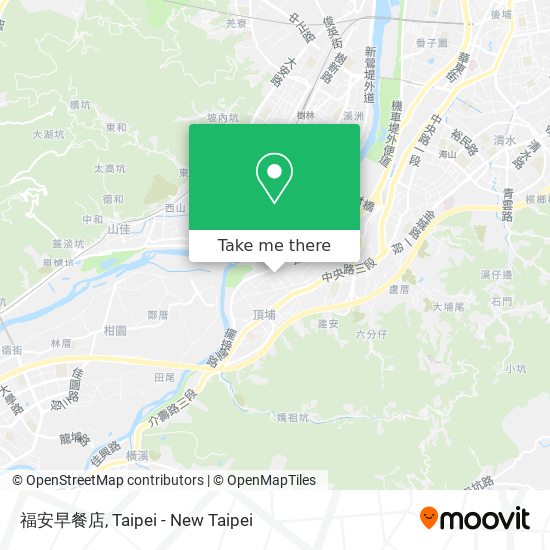 福安早餐店 map