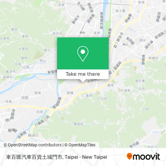 車百匯汽車百貨土城門市地圖