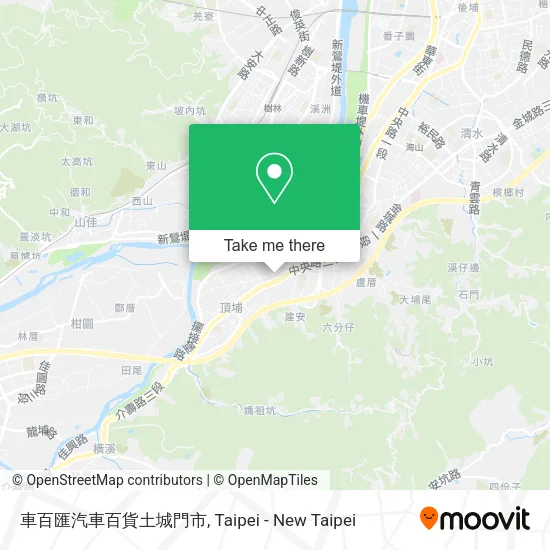 車百匯汽車百貨土城門市地圖