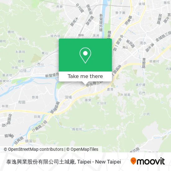 泰逸興業股份有限公司土城廠 map