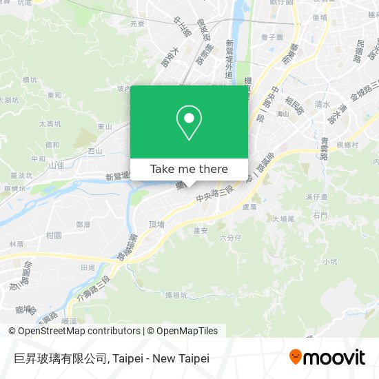 巨昇玻璃有限公司地圖