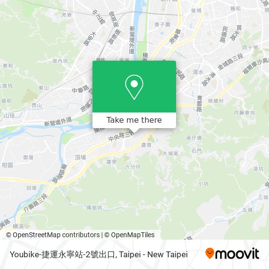 Youbike-捷運永寧站-2號出口 map