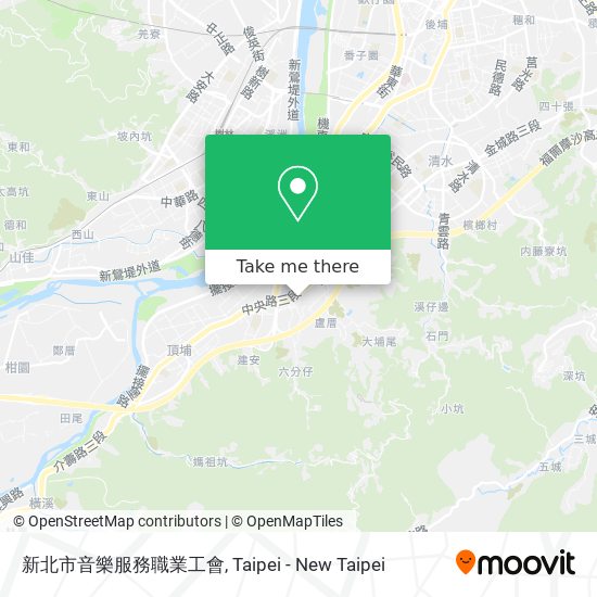 新北市音樂服務職業工會地圖
