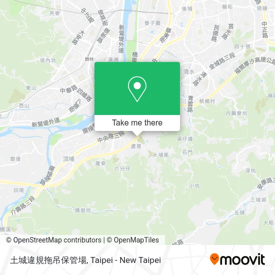 土城違規拖吊保管場地圖