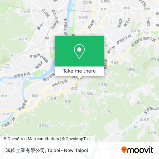 鴻鋒企業有限公司地圖