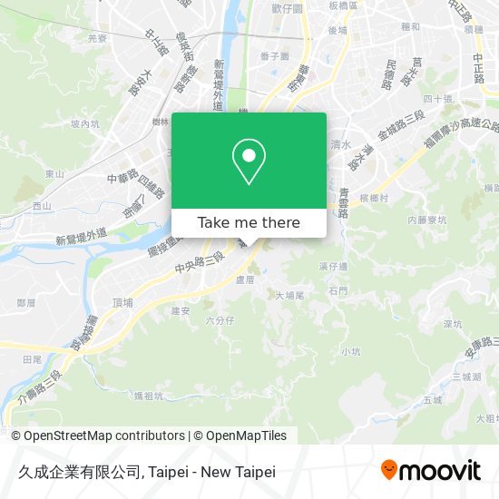 久成企業有限公司地圖