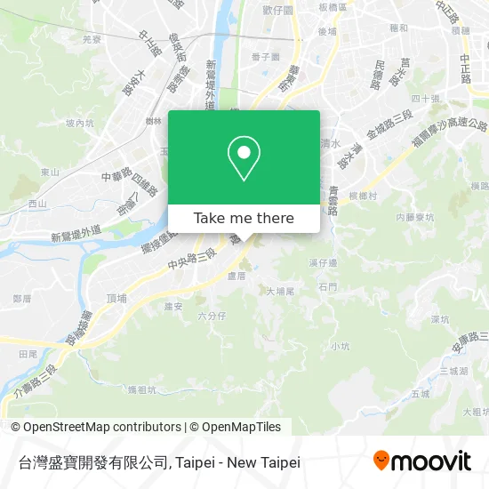 台灣盛寶開發有限公司地圖