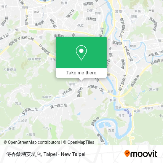 傳香飯糰安坑店 map