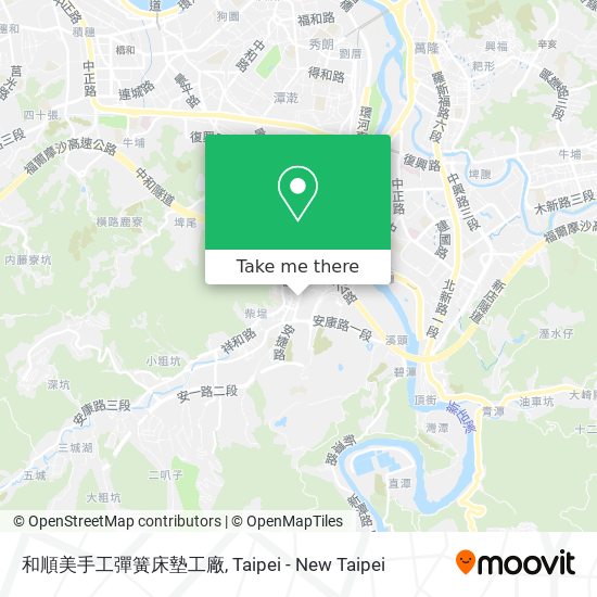 和順美手工彈簧床墊工廠地圖