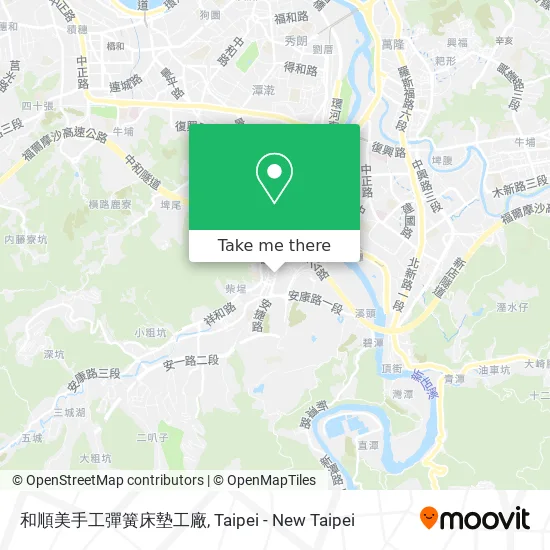 和順美手工彈簧床墊工廠 map