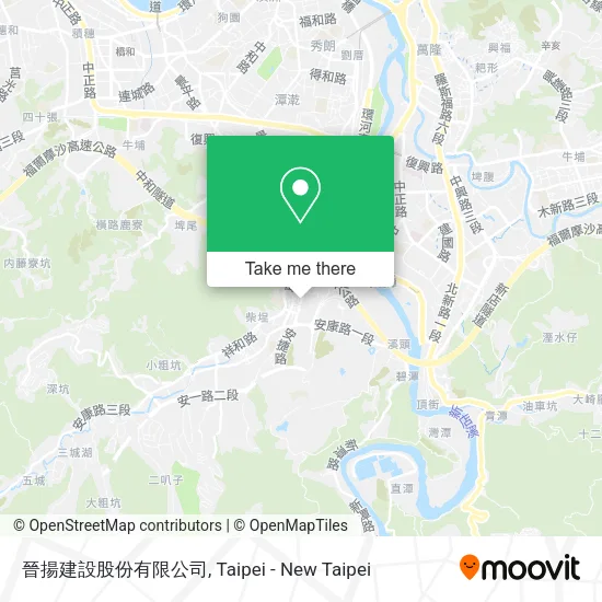 晉揚建設股份有限公司地圖