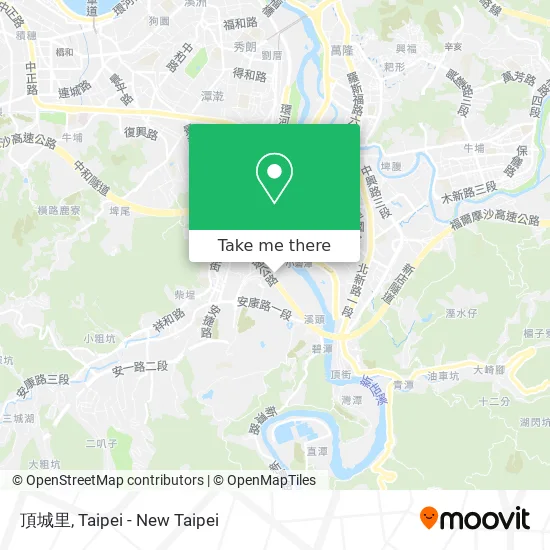 頂城里 map