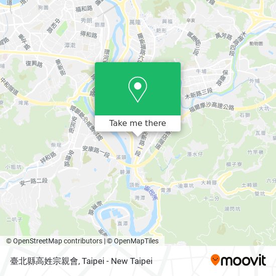 臺北縣高姓宗親會地圖
