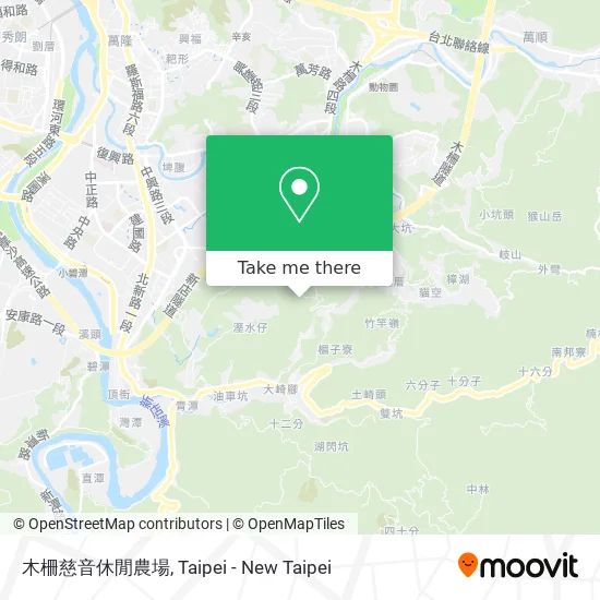 木柵慈音休閒農場 map