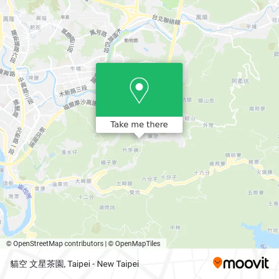 貓空 文星茶園 map