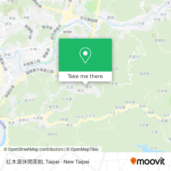 紅木屋休閒茶館 map