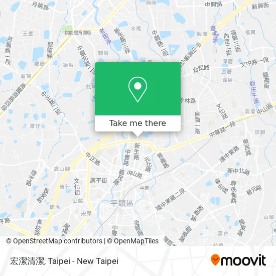 宏潔清潔 map