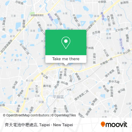 齊天電池中壢總店 map