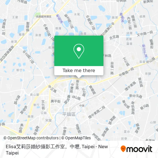 Elisa艾莉莎婚紗攝影工作室。中壢地圖