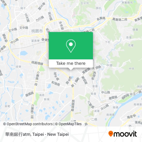 華南銀行atm map