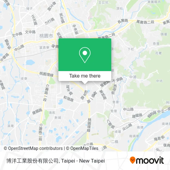 博洋工業股份有限公司地圖