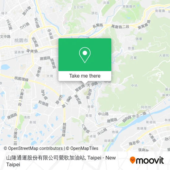 山隆通運股份有限公司鶯歌加油站地圖