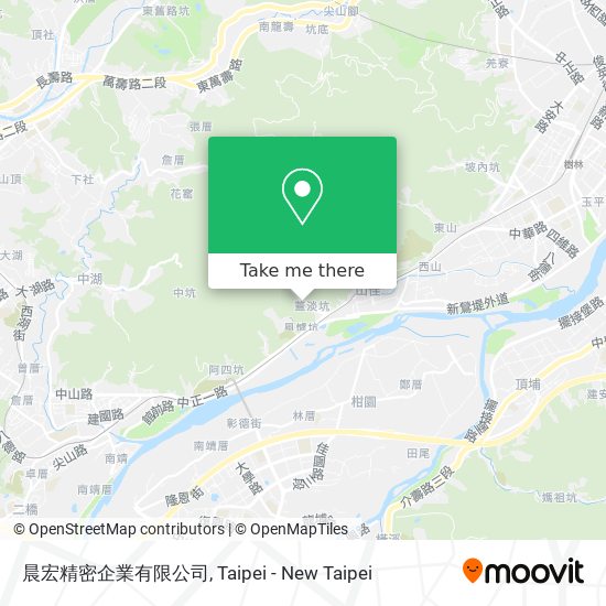 晨宏精密企業有限公司地圖