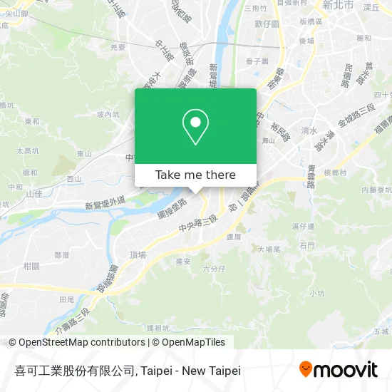 喜可工業股份有限公司地圖
