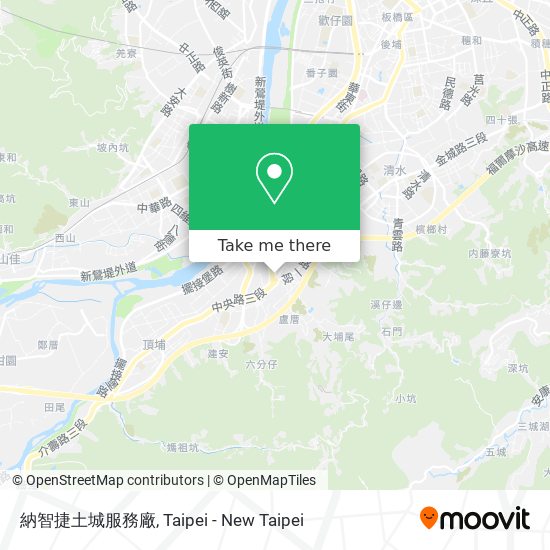 納智捷土城服務廠地圖