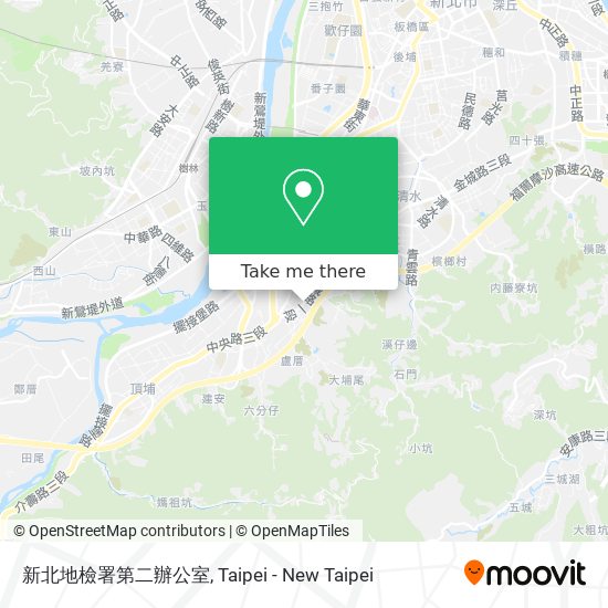 新北地檢署第二辦公室 map