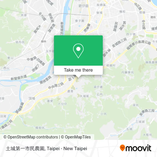 土城第一市民農園地圖