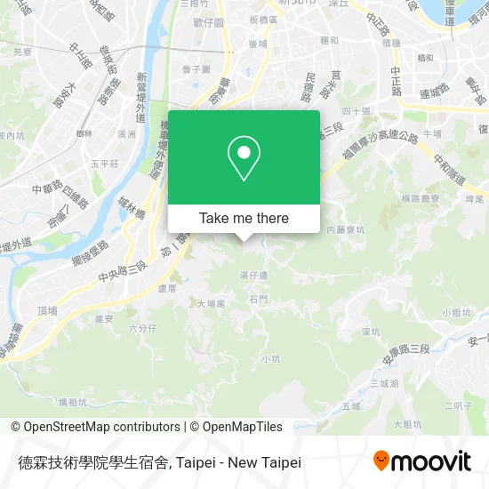德霖技術學院學生宿舍 map
