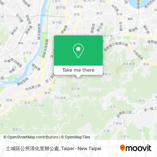 土城區公所清化里辦公處 map