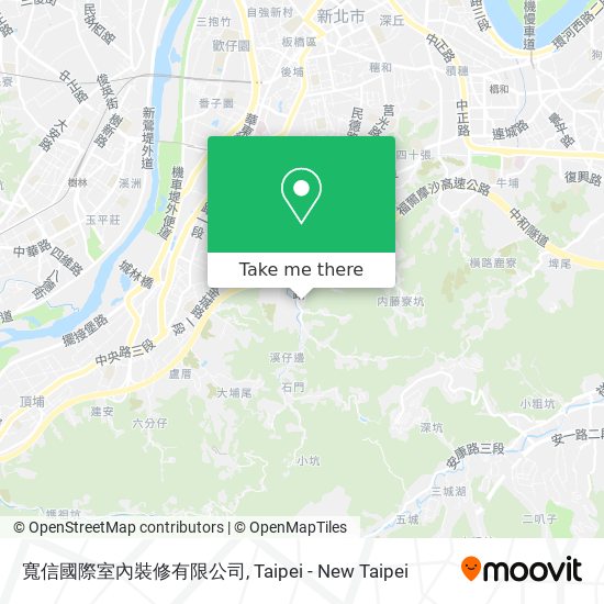 寬信國際室內裝修有限公司地圖