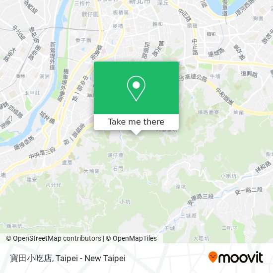 寶田小吃店地圖
