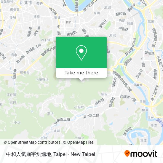 中和人氣廟宇烘爐地地圖