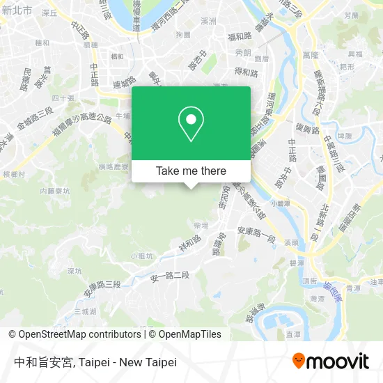 中和旨安宮 map