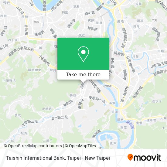 Taishin International Bank map