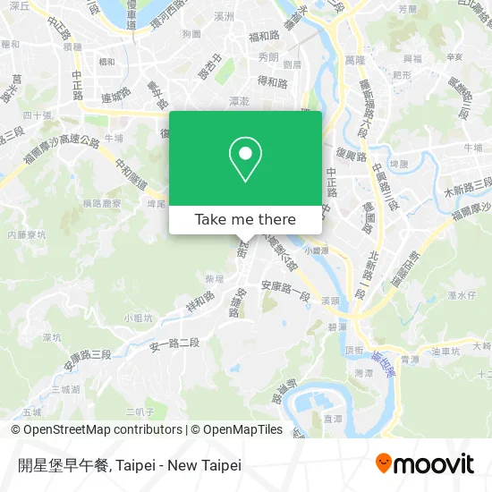 開星堡早午餐 map