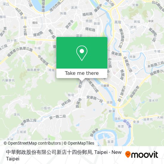 中華郵政股份有限公司新店十四份郵局 map