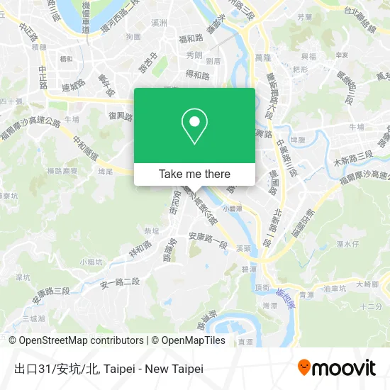 出口31/安坑/北 map