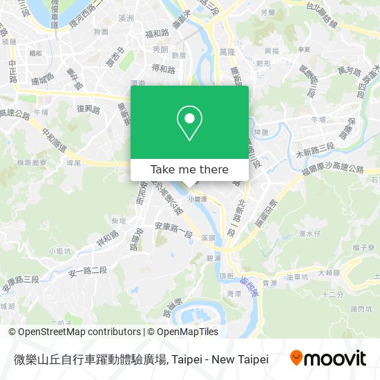 微樂山丘自行車躍動體驗廣場地圖
