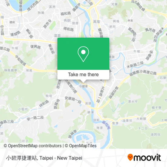小碧潭捷運站地圖