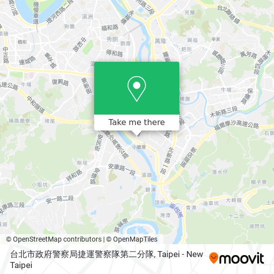 台北市政府警察局捷運警察隊第二分隊 map