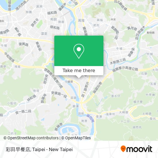 彩田早餐店 map