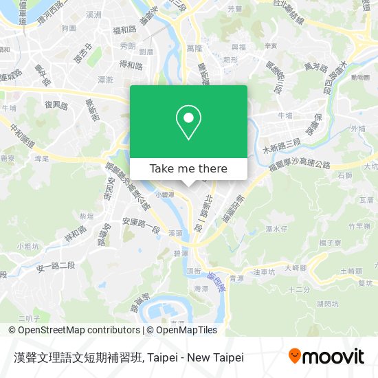 漢聲文理語文短期補習班 map
