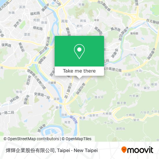 燁輝企業股份有限公司地圖