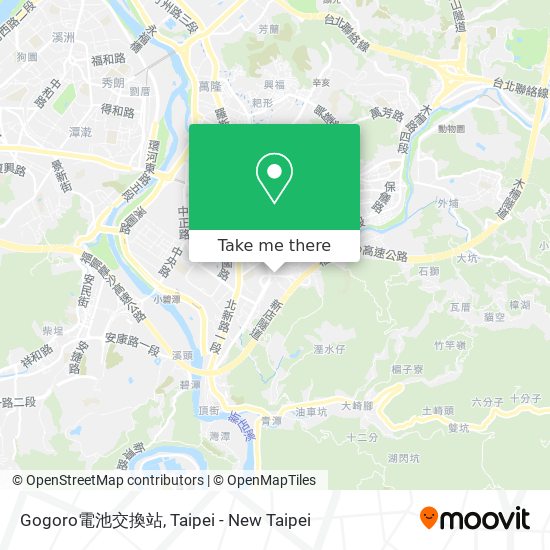 Gogoro電池交換站 map
