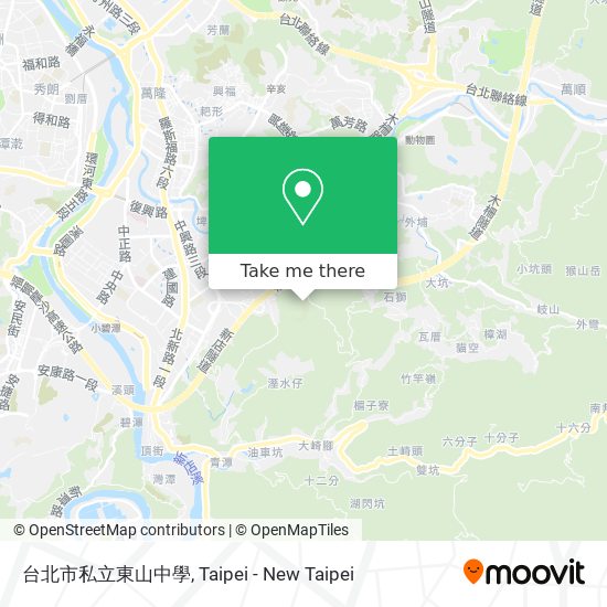 台北市私立東山中學 map